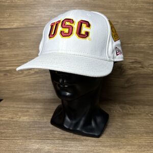Vintage USC Trojans New Era Fitted Hat Champion Banner Size 7 1/4 Y2K Football